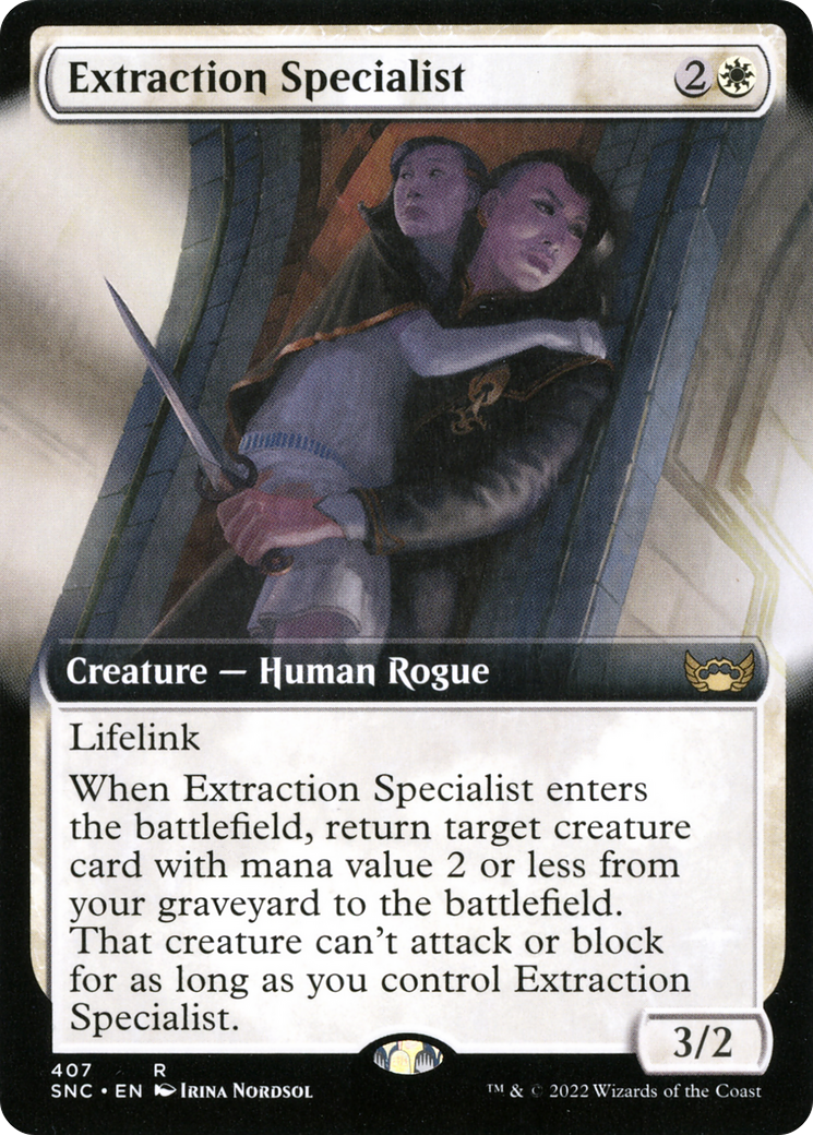 Extraction Specialist (Extended Art) (SNC-407) [Streets of New Capenna] Foil