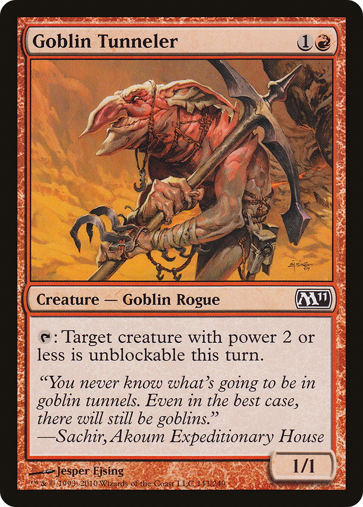 Goblin Tunneler (M11-143) [Magic 2011] Foil