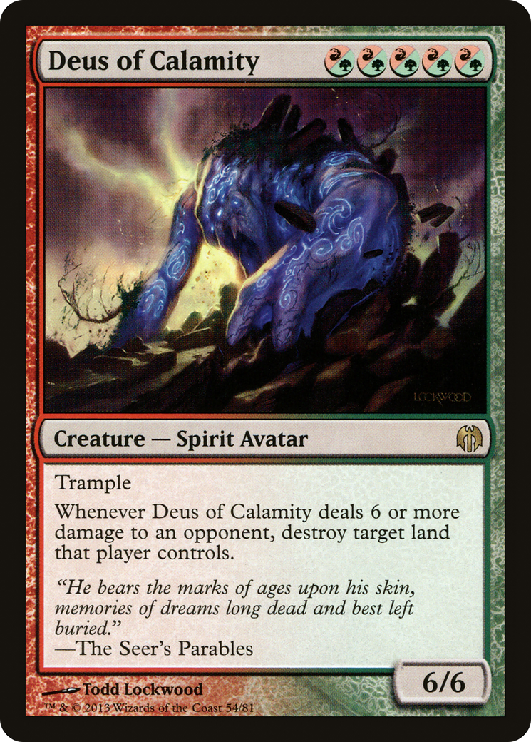 Deus of Calamity (DDL-054) [Duel Decks: Heroes vs. Monsters]