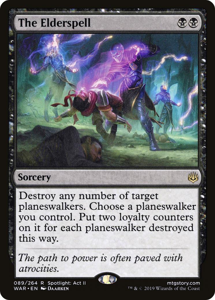 The Elderspell (WAR-089) [War of the Spark] Foil