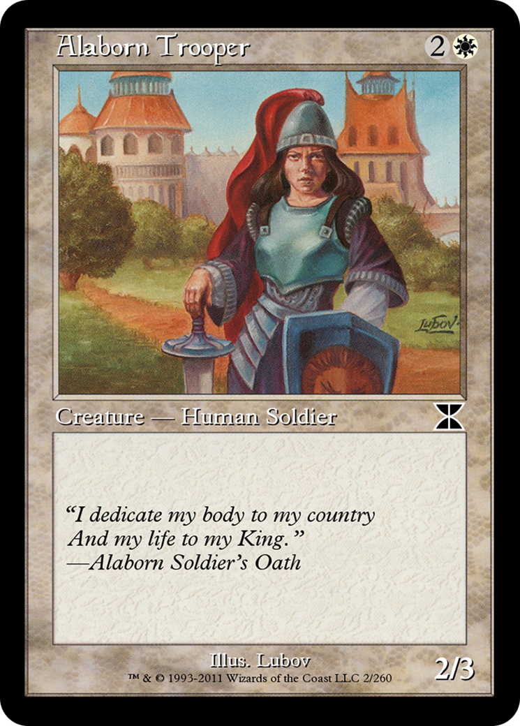 Alaborn Trooper (ME4-002) [Masters Edition IV] Foil