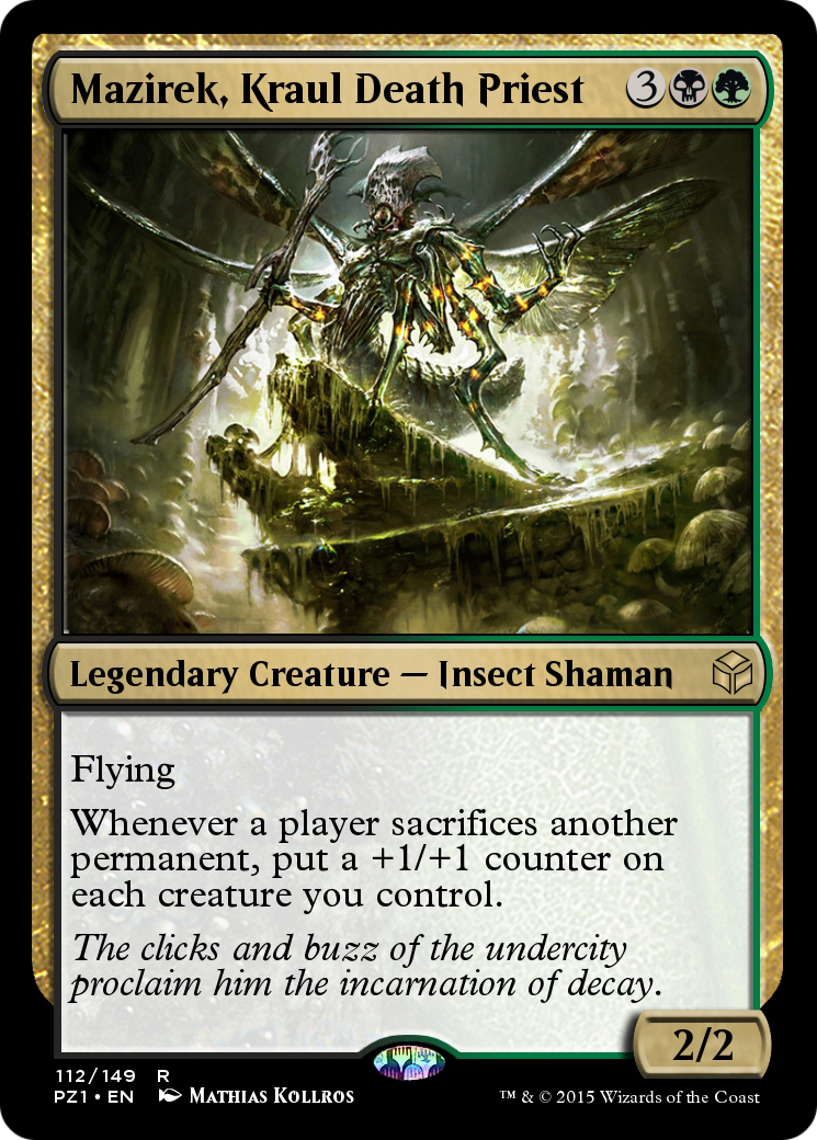 Mazirek, Kraul Death Priest (PZ1-112) [Legendary Cube Prize Pack] Foil
