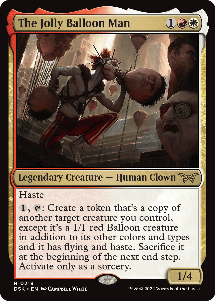 The Jolly Balloon Man (DSK-219) [Duskmourn: House of Horror]