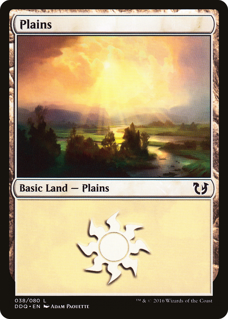 Plains (DDQ-038) [Duel Decks: Blessed vs. Cursed]
