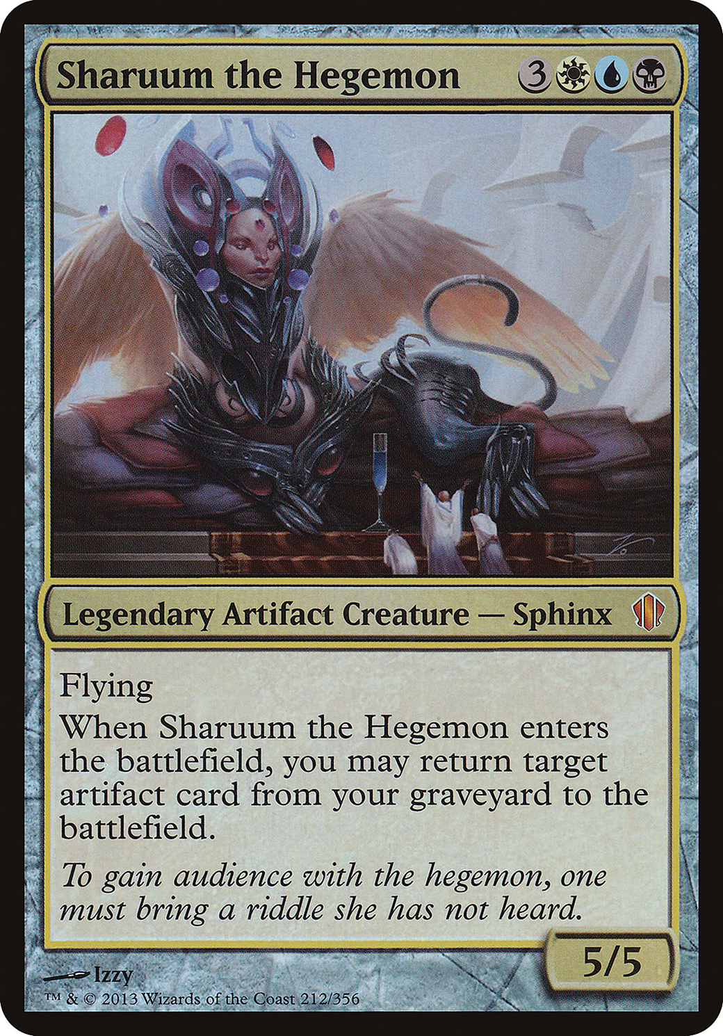 Sharuum the Hegemon (Commander 2013) (OVER-212) [Commander 2013 Oversized] Foil