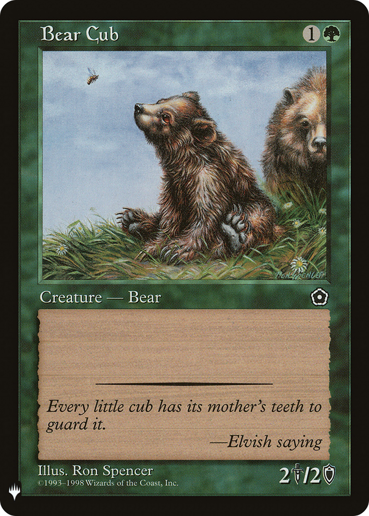 Bear Cub (LIST-P02-123) [The List]