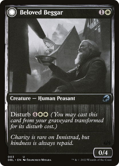 Beloved Beggar (DBL-003) [Innistrad: Double Feature]