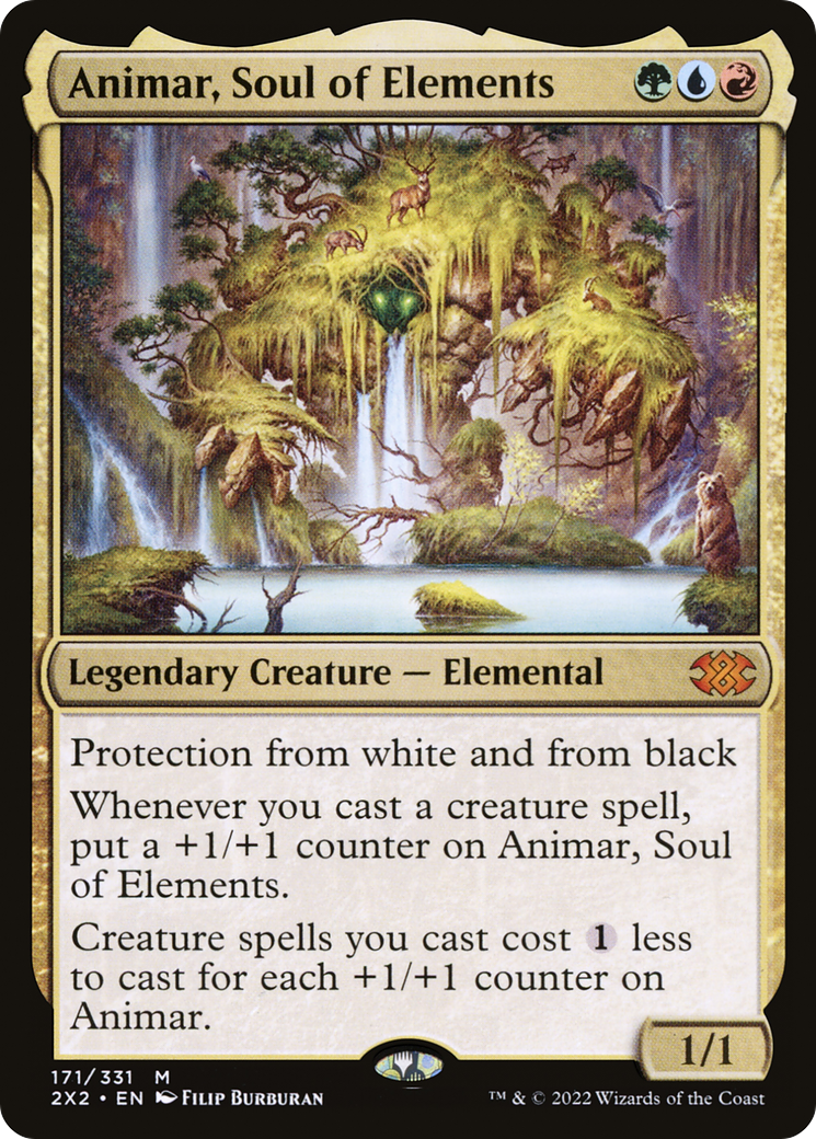 Animar, Soul of Elements (2X2-171) [Double Masters 2022] Foil