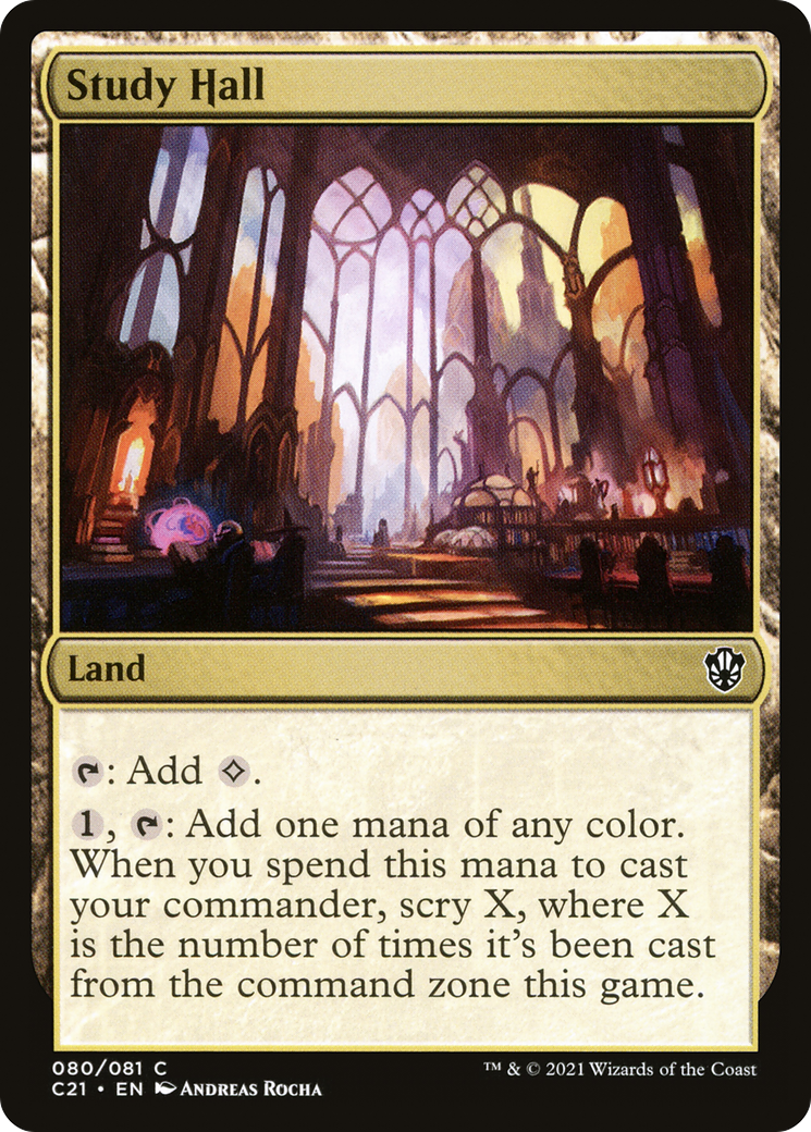 Study Hall (C21-080) [Commander 2021]