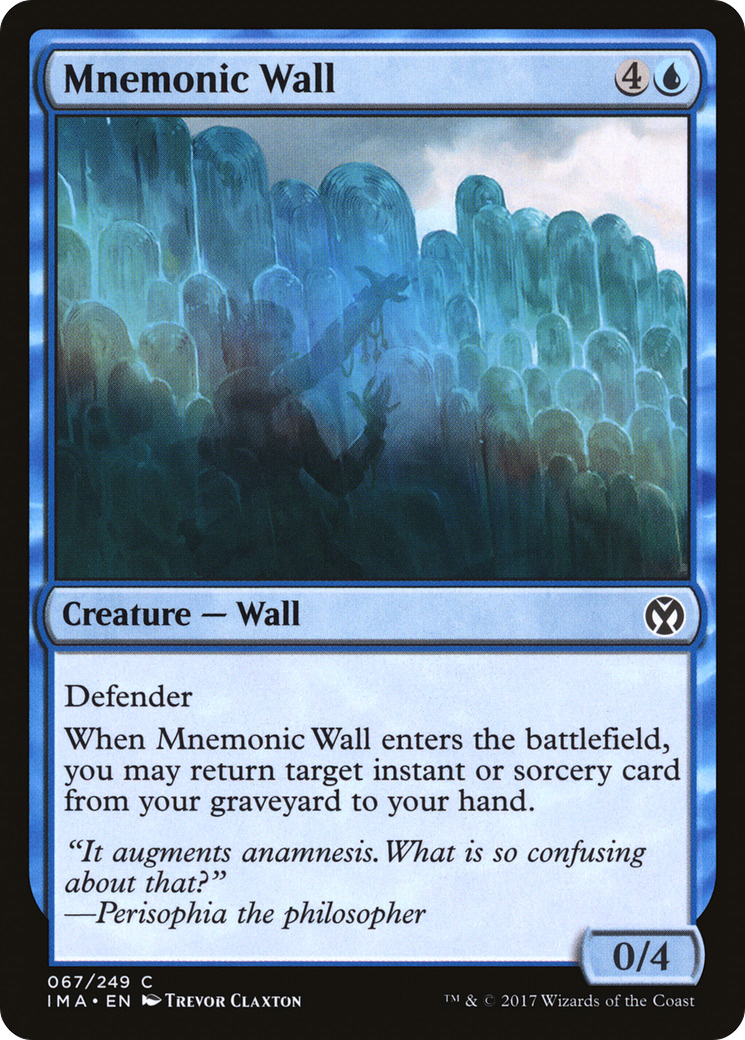 Mnemonic Wall (IMA-067) [Iconic Masters] Foil
