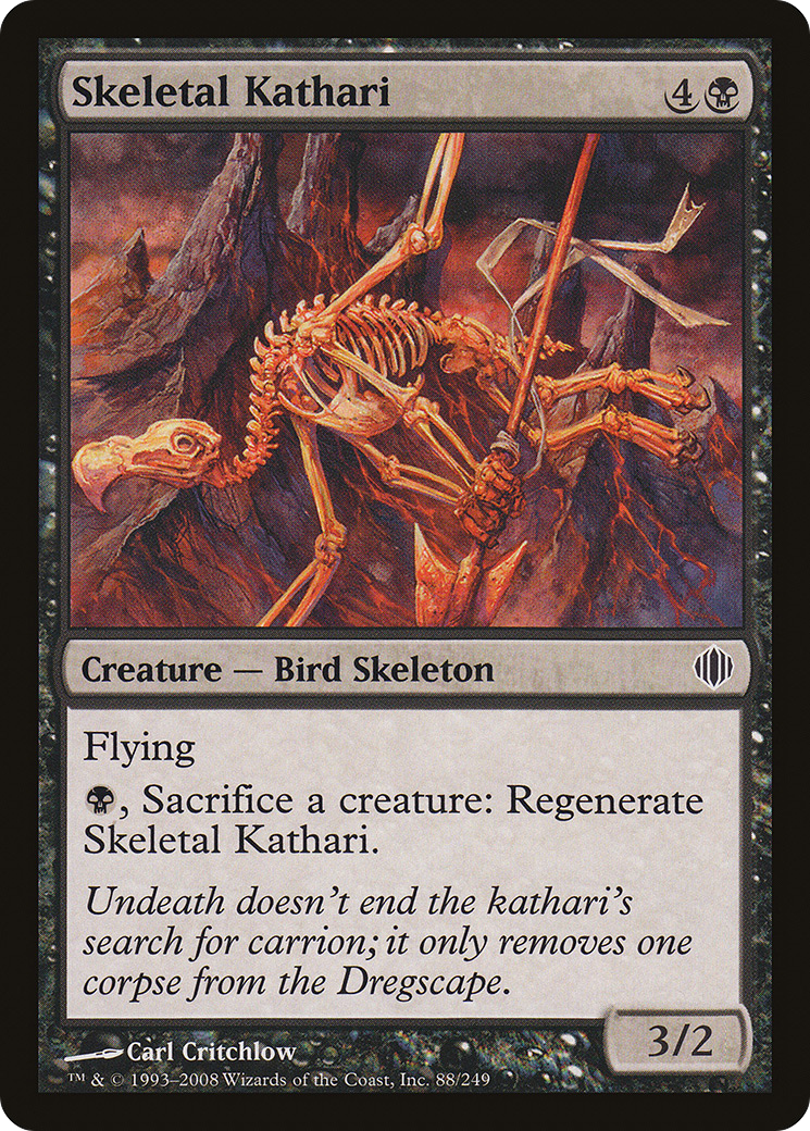 Skeletal Kathari (ALA-088) [Shards of Alara] Foil