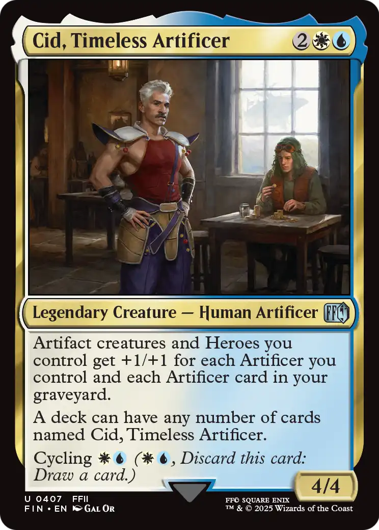 Cid, Timeless Artificer (FIN-407) [FINAL FANTASY] Foil