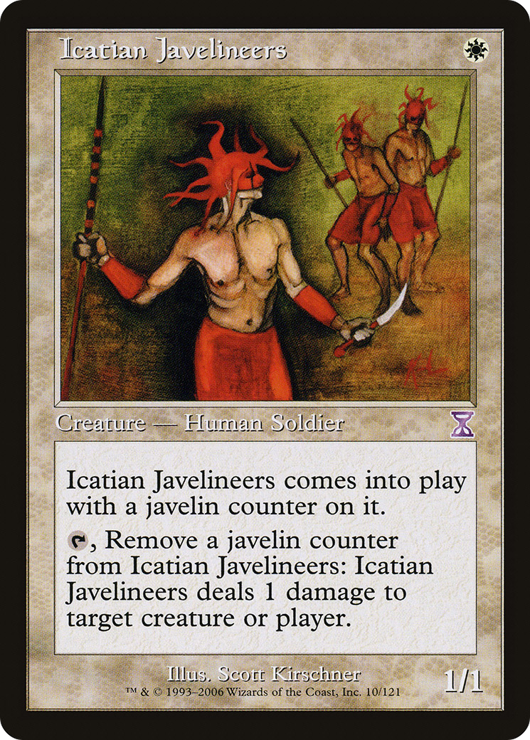 Icatian Javelineers (TSB-010) [Time Spiral Timeshifted] Foil
