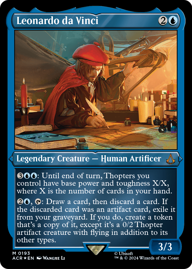Leonardo da Vinci (Foil Etched) (ACR-193) [Assassin's Creed] Foil