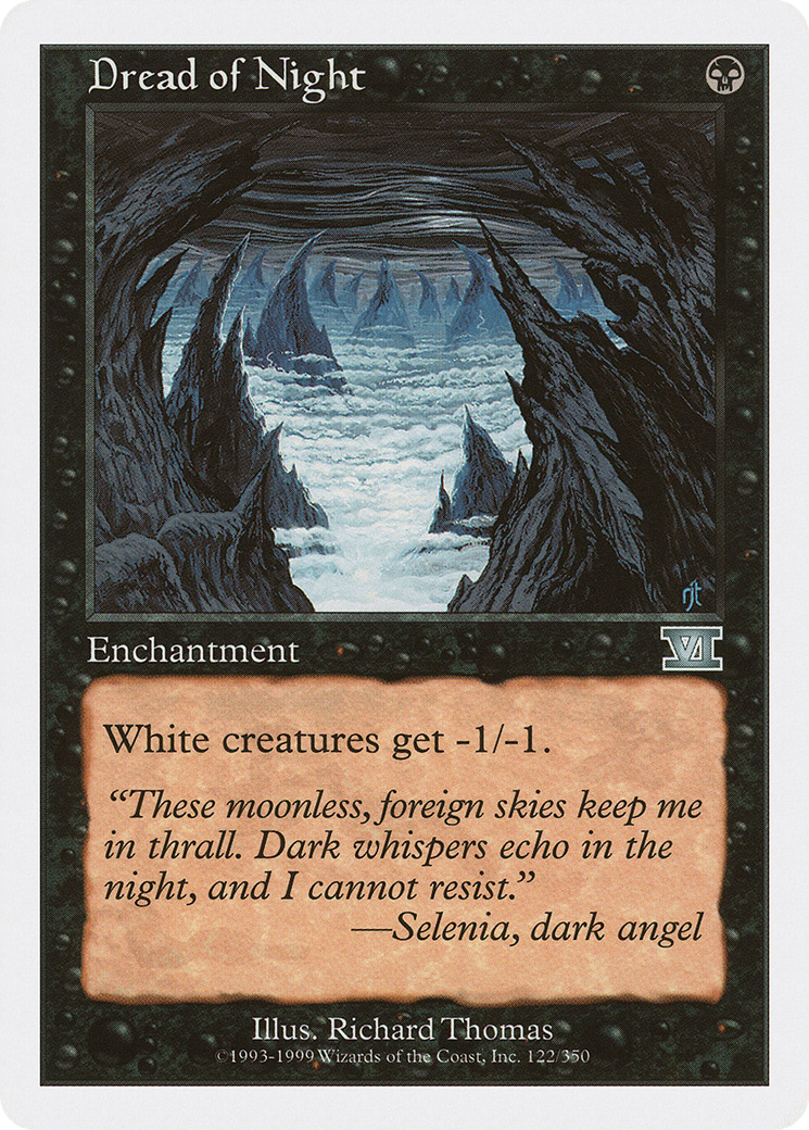 Dread of Night (6ED-122) [Classic Sixth Edition]