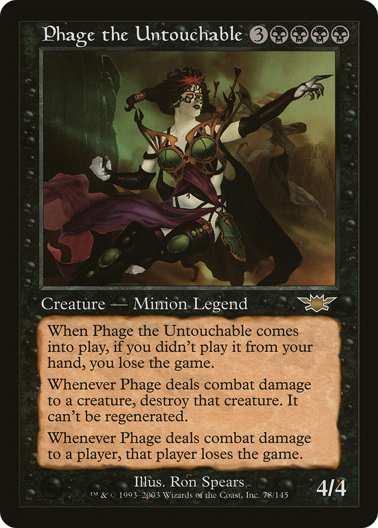Phage the Untouchable (LGN-078) [Legions]