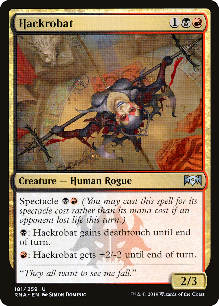 Hackrobat (RNA-181) [Ravnica Allegiance] Foil
