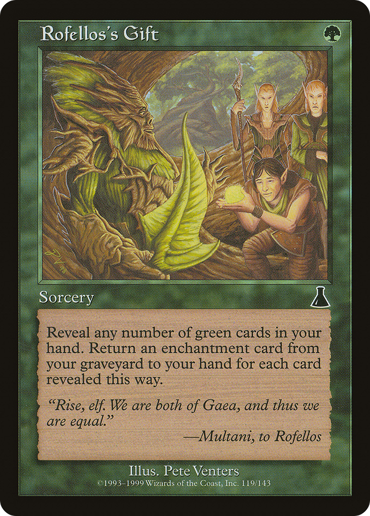 Rofellos's Gift (UDS-119) [Urza's Destiny]