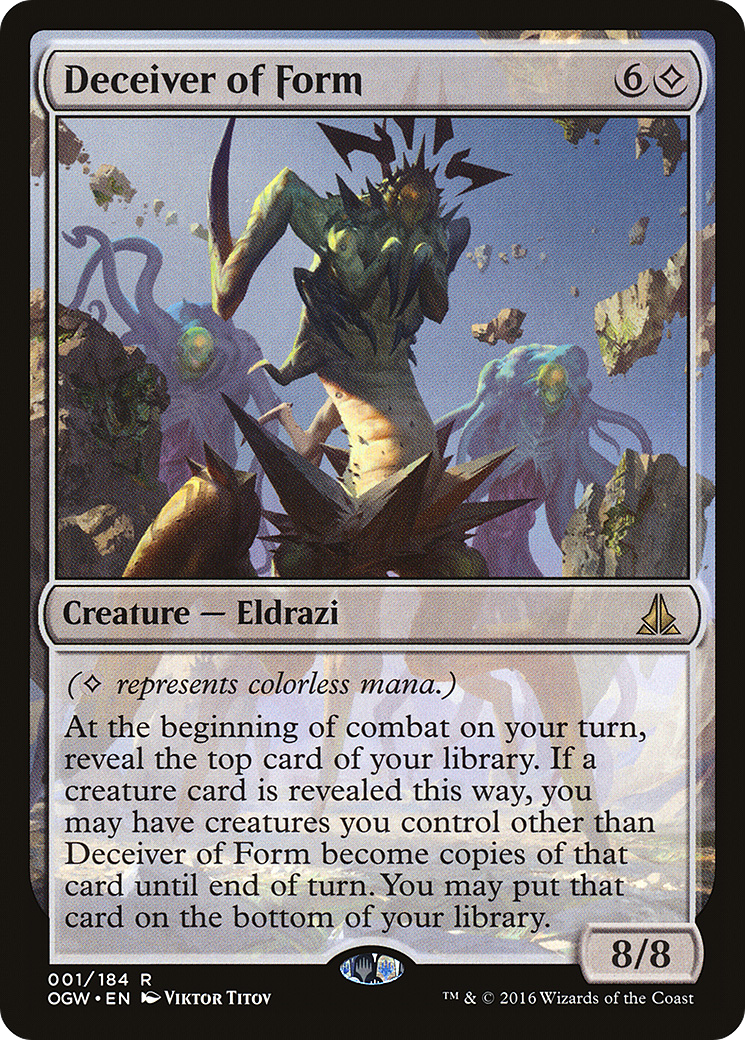 Deceiver of Form (OGW-001) [Oath of the Gatewatch] Foil