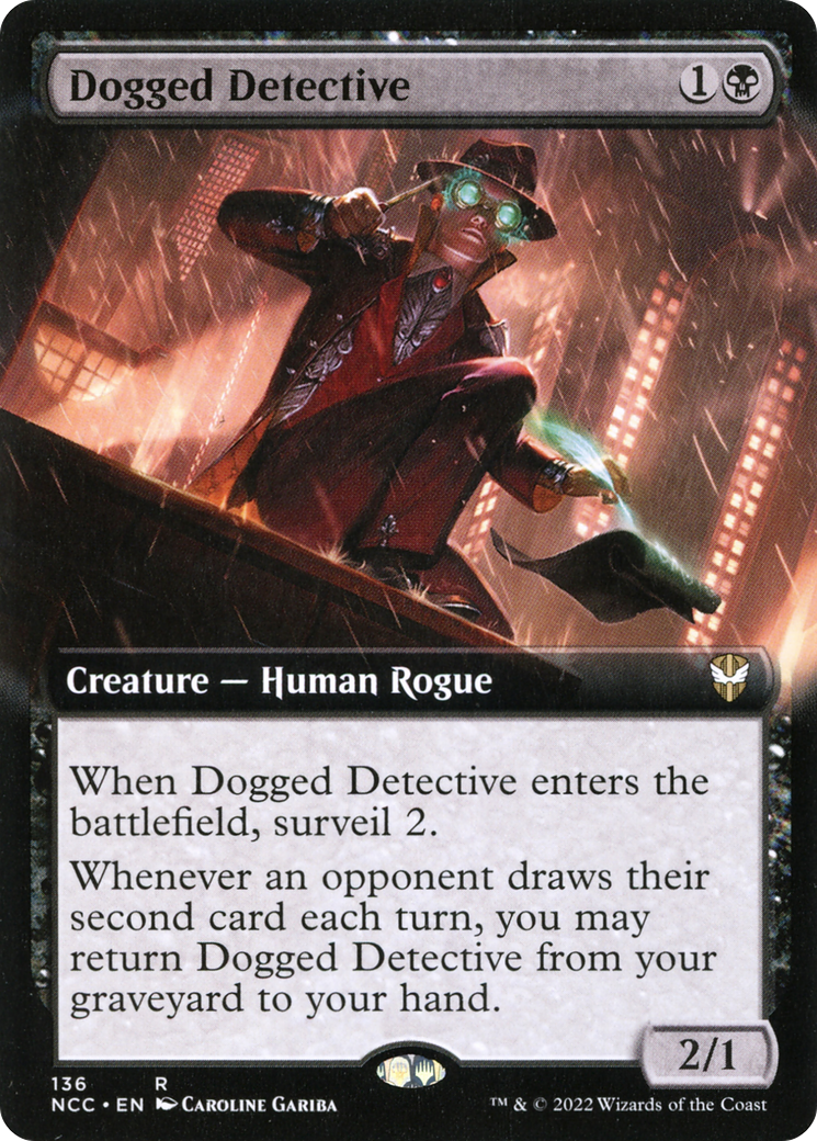 Dogged Detective (Extended Art) (NCC-136) [New Capenna Commander]