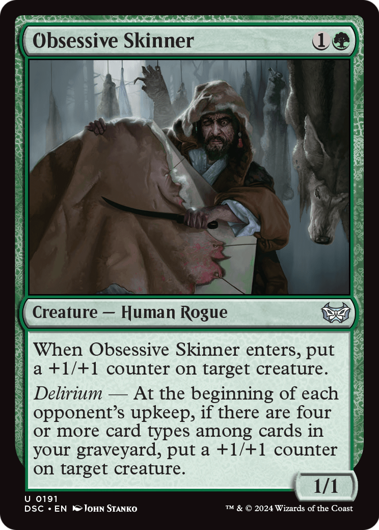 Obsessive Skinner (DSC-191) [Duskmourn: House of Horror Commander]