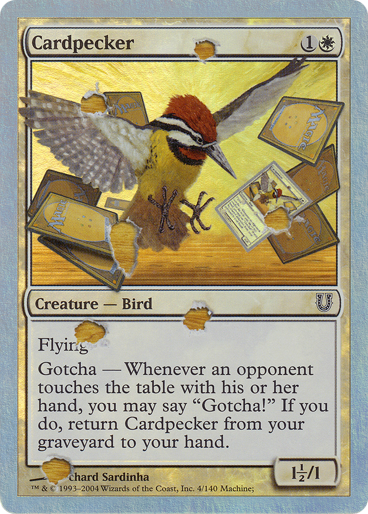 Cardpecker (Alternate Foil) (UNH-004) [Unhinged] Foil
