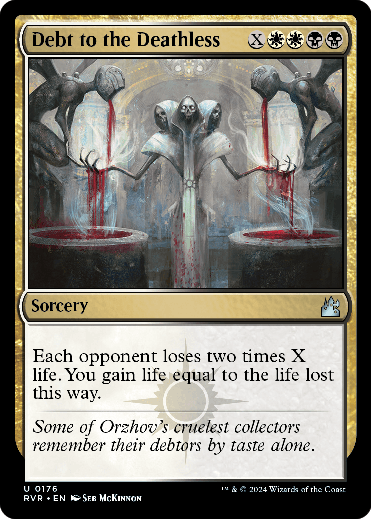 Debt to the Deathless (RVR-176) [Ravnica Remastered]