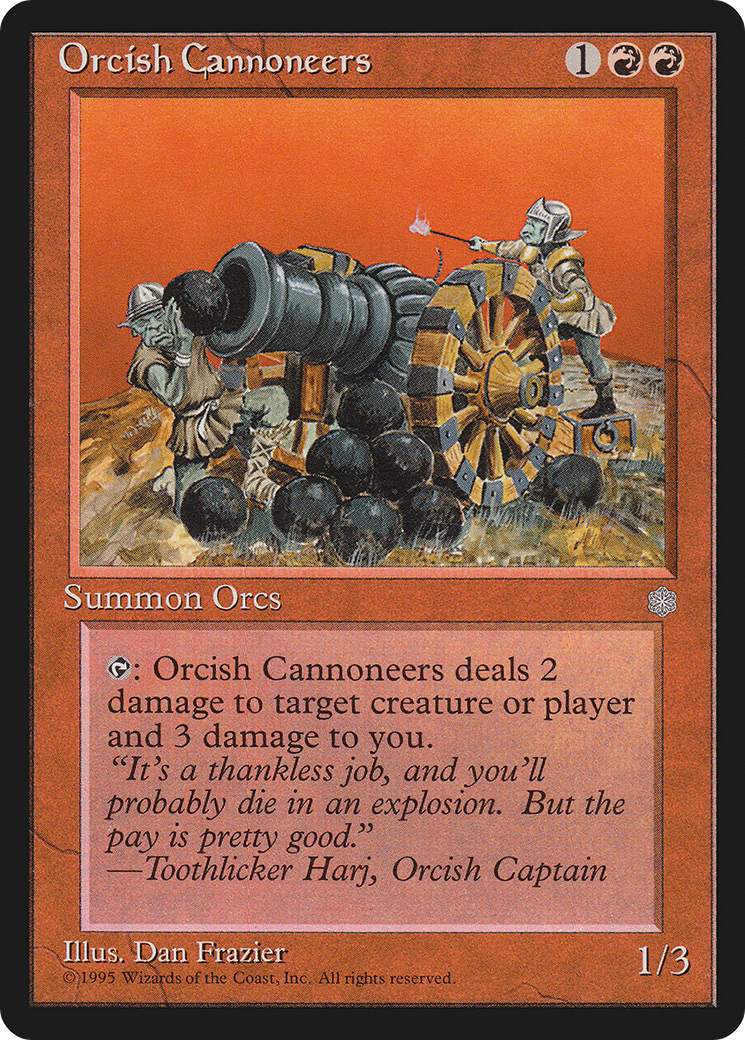 Orcish Cannoneers [Ice Age]