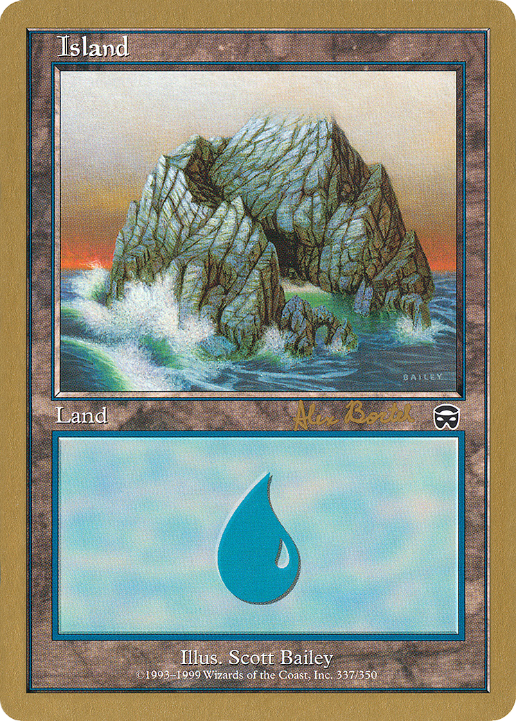 Island (337) - 2001 Alex Borteh (MMQ) [World Championship Decks 2001]
