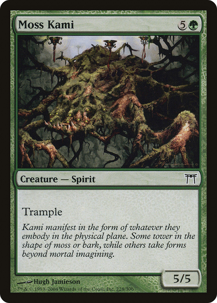 Moss Kami (CHK-228) [Champions of Kamigawa]
