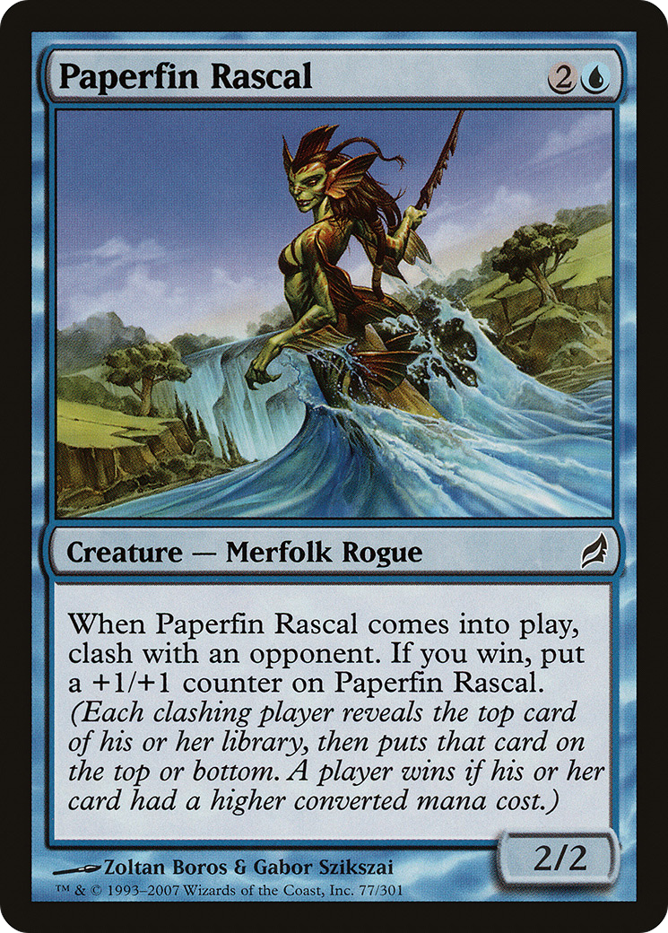 Paperfin Rascal (LRW-077) [Lorwyn] Foil