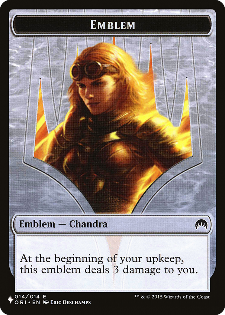Chandra, Roaring Flame Emblem (PLST-TORI-14) [The List]