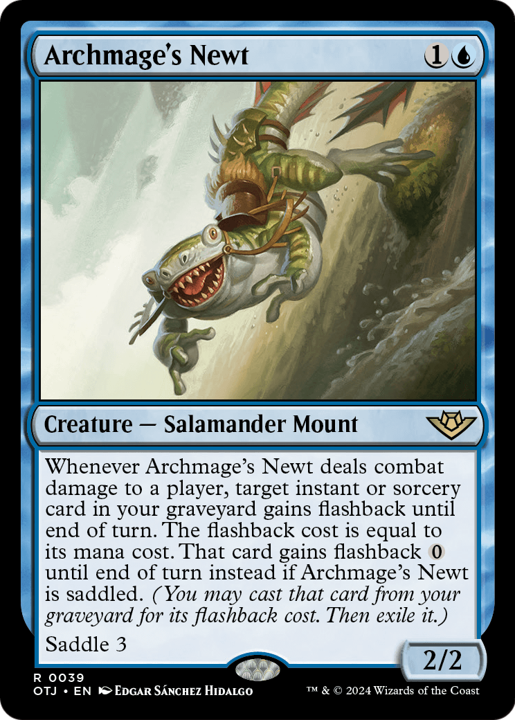 Archmage's Newt (OTJ-039) [Outlaws of Thunder Junction]