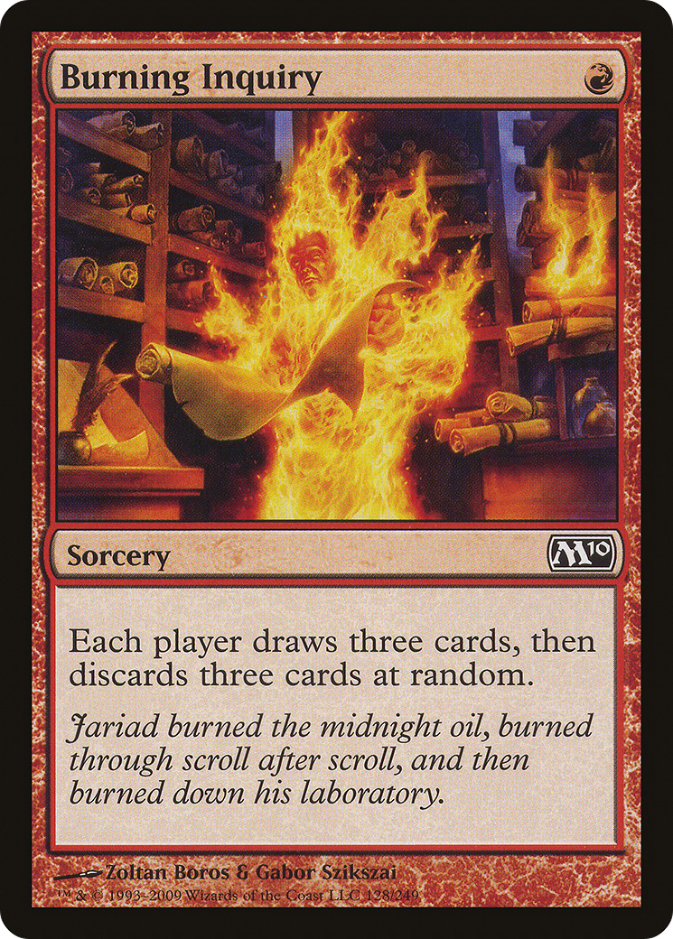 Burning Inquiry (M10-128) [Magic 2010] Foil