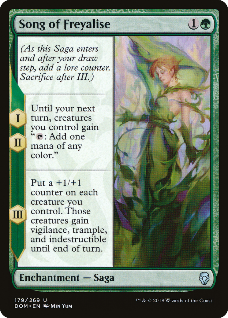 Song of Freyalise (DOM-179) [Dominaria] Foil
