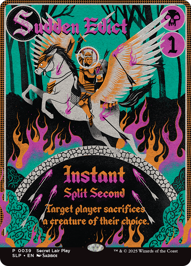 Sudden Edict (SLP-039) [Secret Lair Showdown] Foil