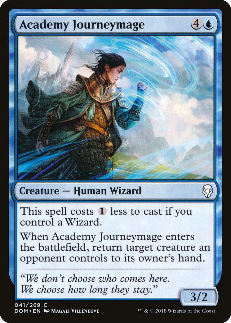 Academy Journeymage (DOM-041) [Dominaria] Foil