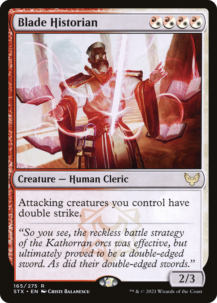 Blade Historian (STX-165) [Strixhaven: School of Mages] Foil