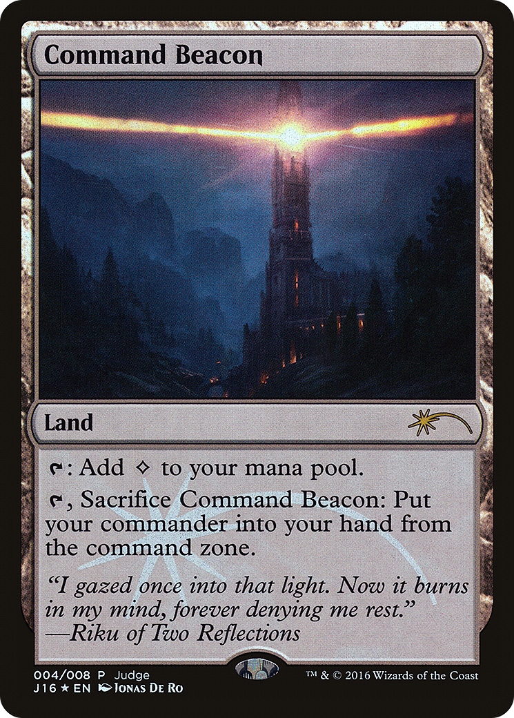 Command Beacon (JDG-004) [Judge Gift Cards 2016] Foil