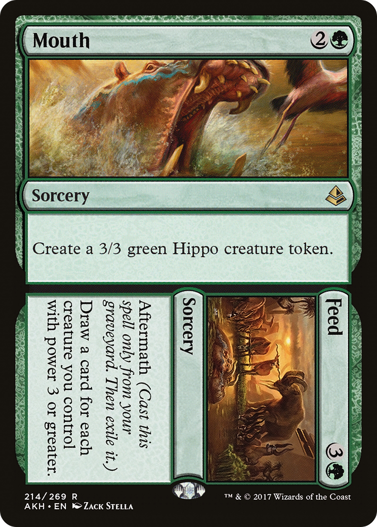 Mouth // Feed (AKH-214) [Amonkhet] Foil