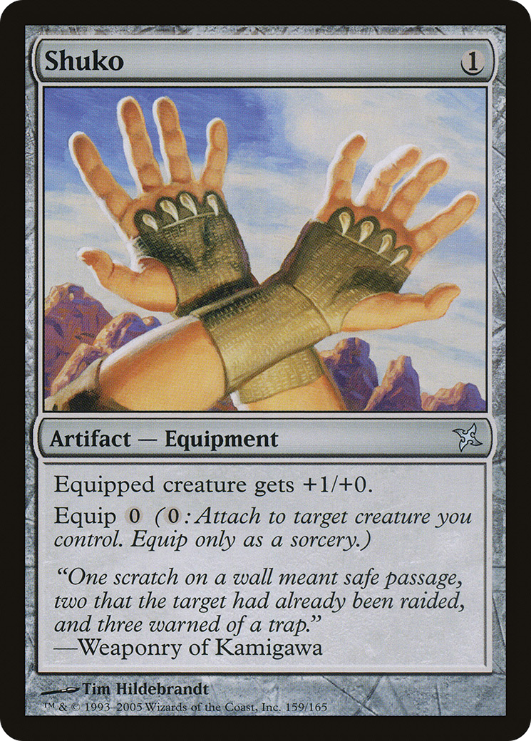 Shuko (BOK-159) [Betrayers of Kamigawa] Foil