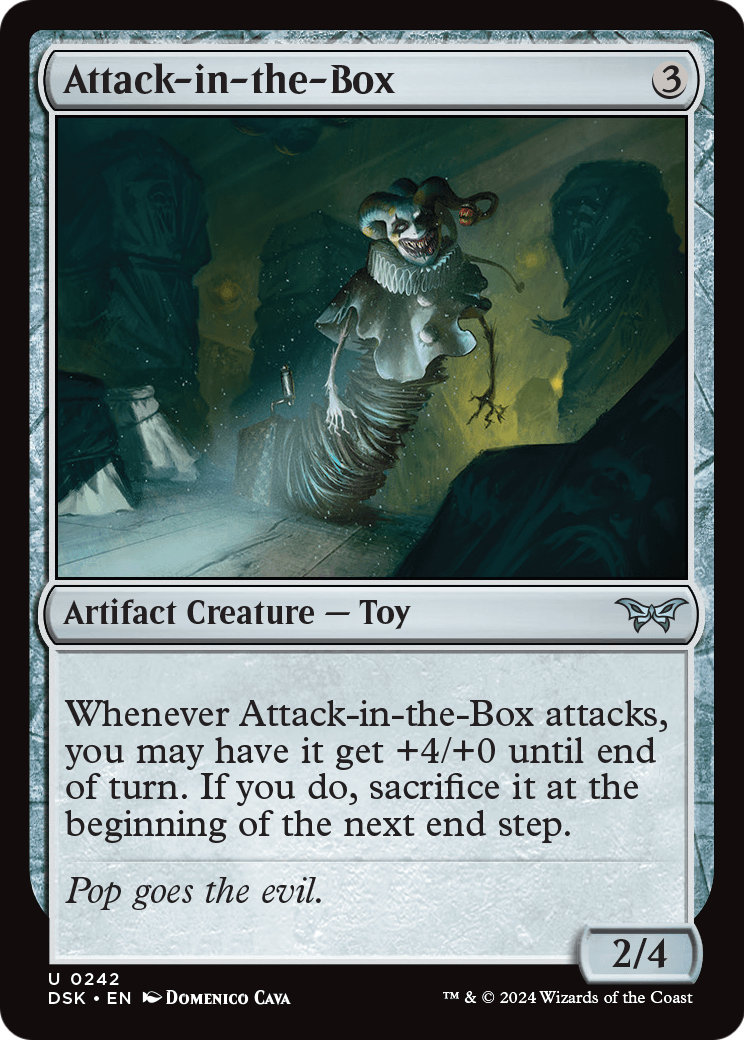 Attack-in-the-Box (DSK-242) [Duskmourn: House of Horror] Foil
