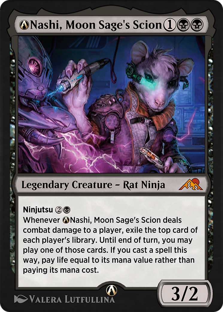 A-Nashi, Moon Sage's Scion (NEO-A-114) [Kamigawa: Neon Dynasty]