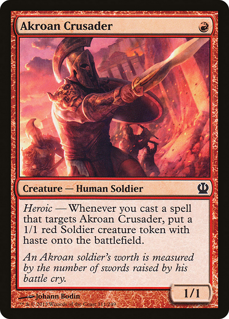 Akroan Crusader (THS-111) [Theros]
