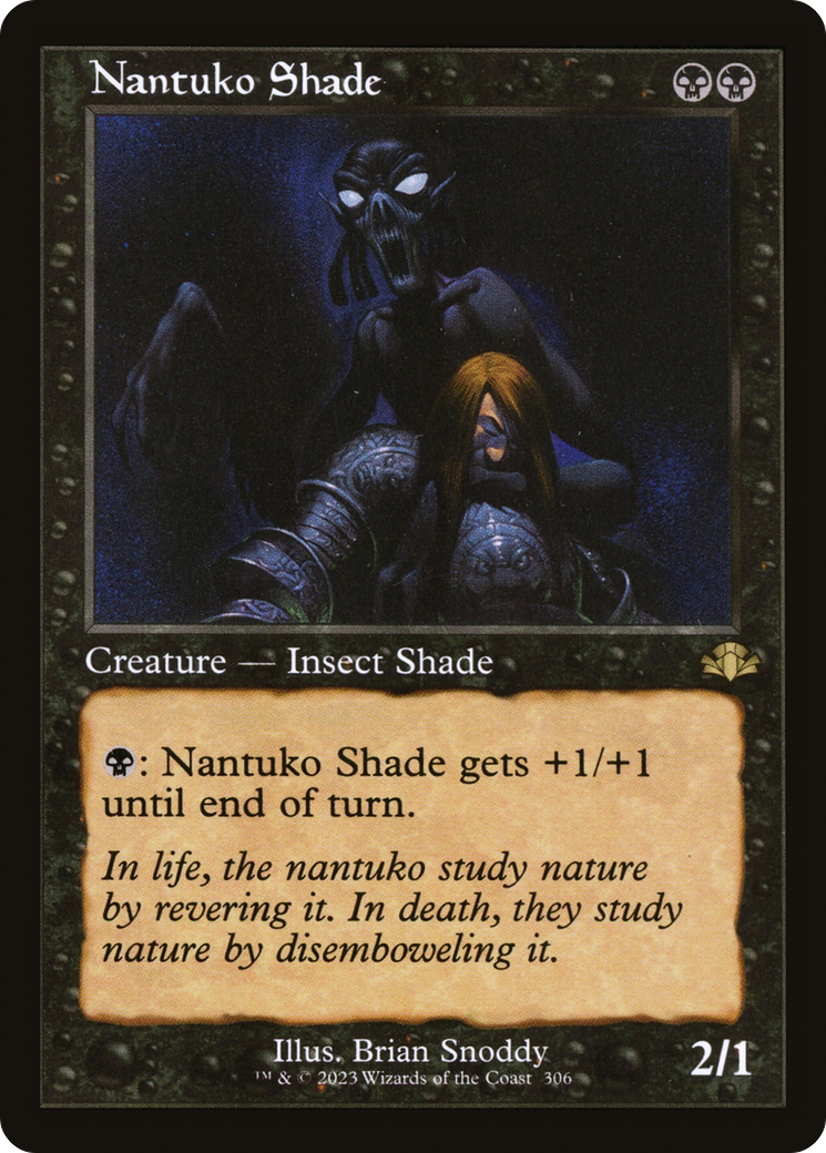 Nantuko Shade (Retro Frame) (DMR-306) [Dominaria Remastered] Foil