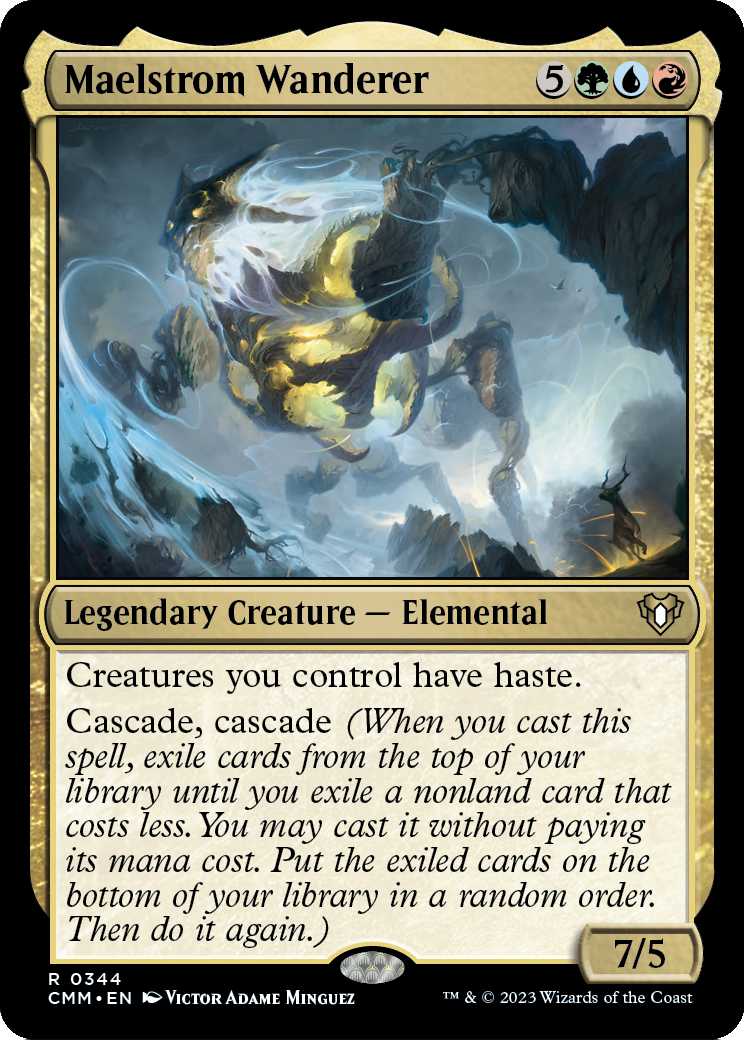 Maelstrom Wanderer (CMM-344) [Commander Masters] Foil