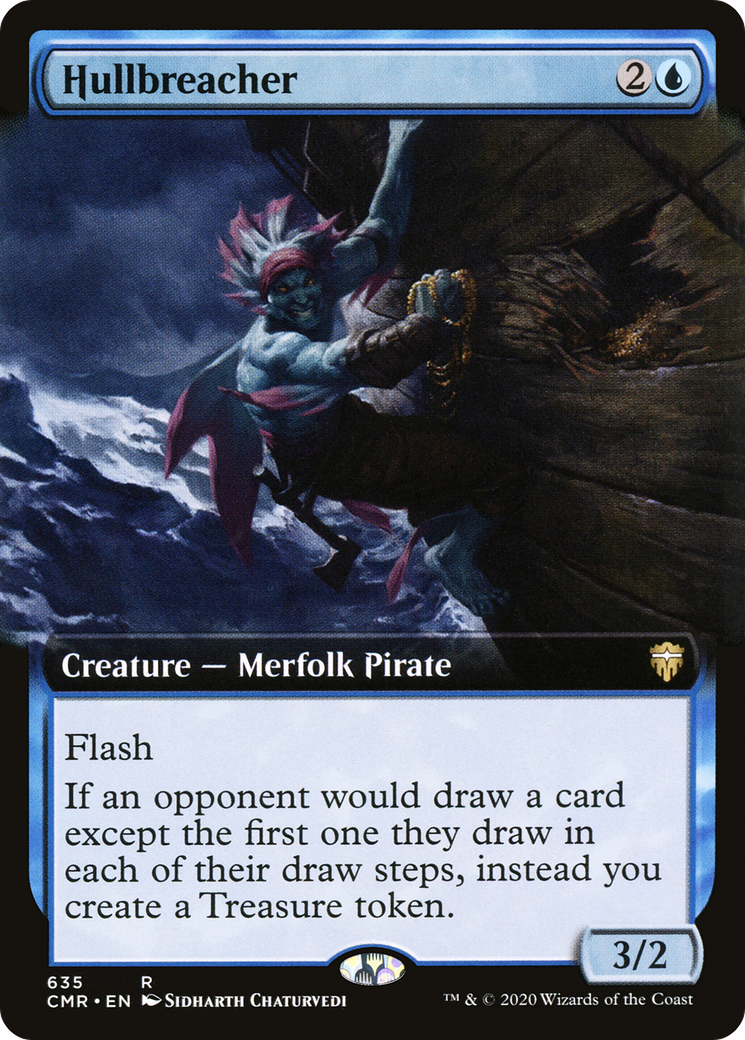 Hullbreacher (Extended Art) (CMR-635) [Commander Legends] Foil