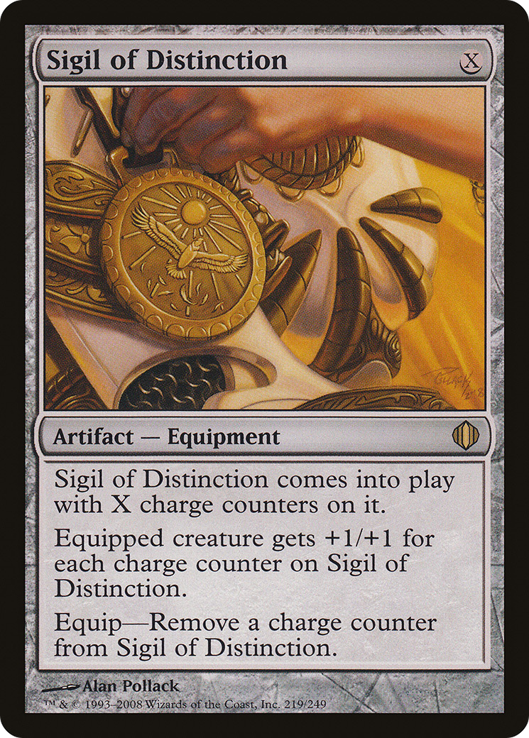 Sigil of Distinction (ALA-219) [Shards of Alara] Foil