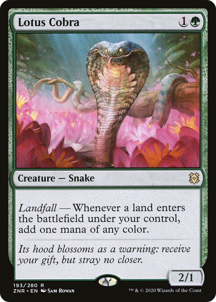 Lotus Cobra (ZNR-193) [Zendikar Rising] Foil