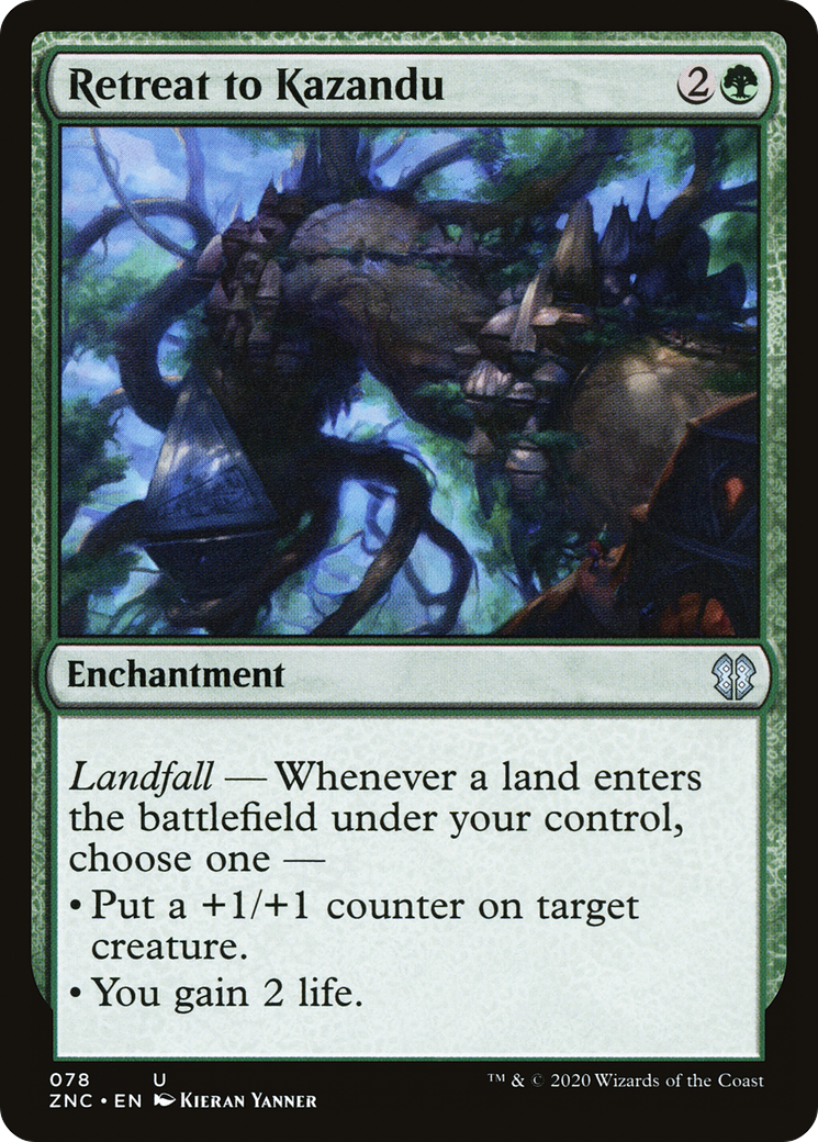 Retreat to Kazandu (ZNC-078) [Zendikar Rising Commander]